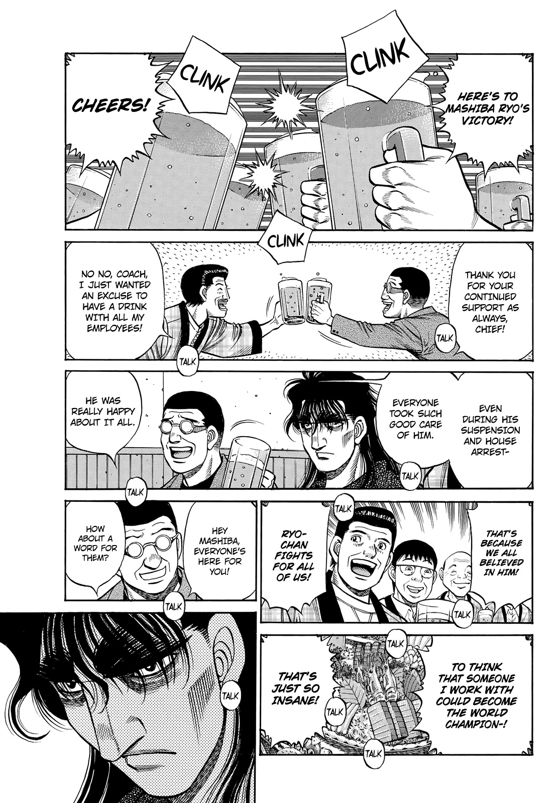 Hajime no Ippo Chapter 1352 page 3 - Chapter 1352: Encouragement Party