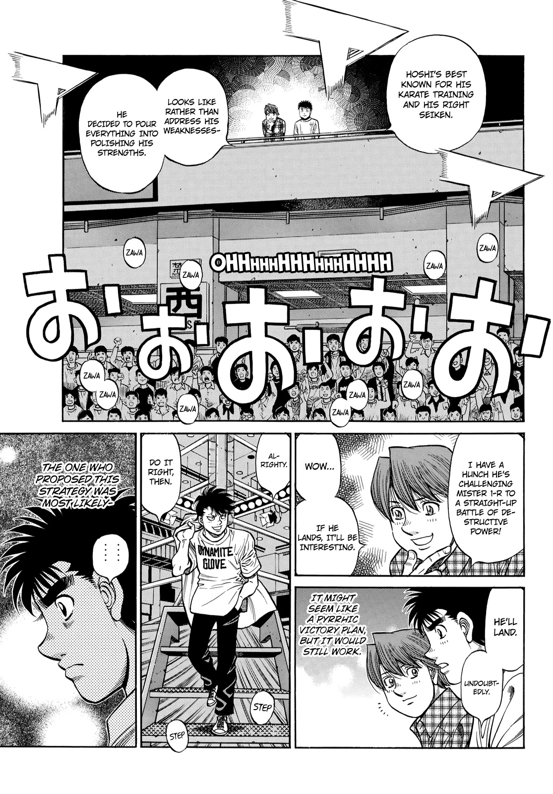 Hajime no Ippo Chapter 1354 page 6 - Chapter 1354: Mister 1-R