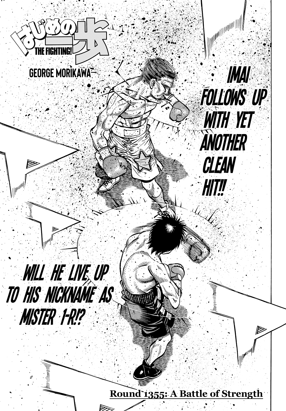 Hajime no Ippo Chapter 1355 page 1 - Chapter 1355: A Battle of Strength