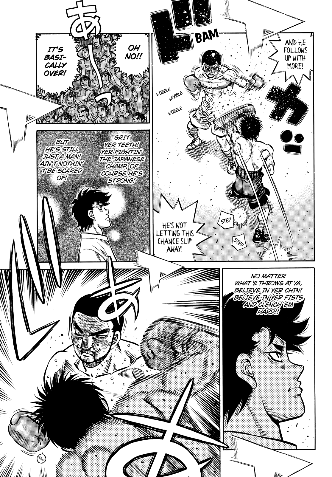 Hajime no Ippo Chapter 1355 page 4 - Chapter 1355: A Battle of Strength