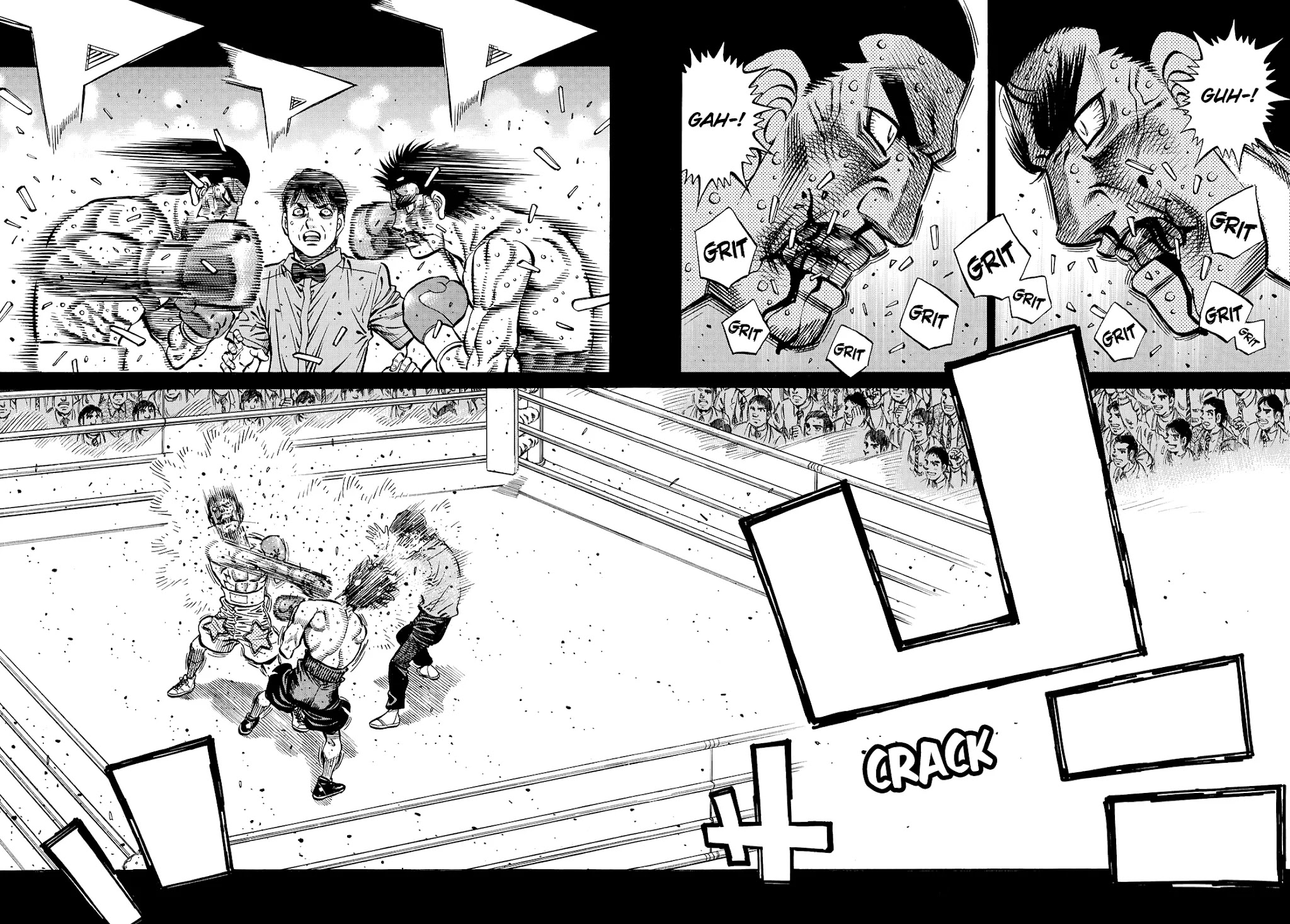 Hajime no Ippo Chapter 1355 page 8 - Chapter 1355: A Battle of Strength