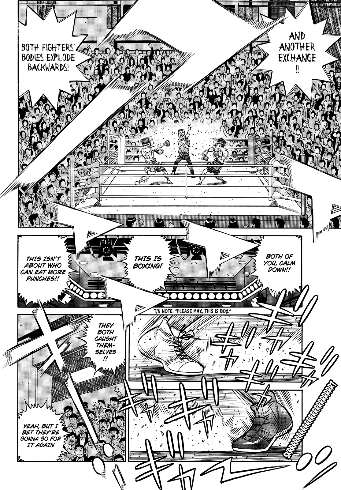 Hajime no Ippo Chapter 1355 page 9 - Chapter 1355: A Battle of Strength