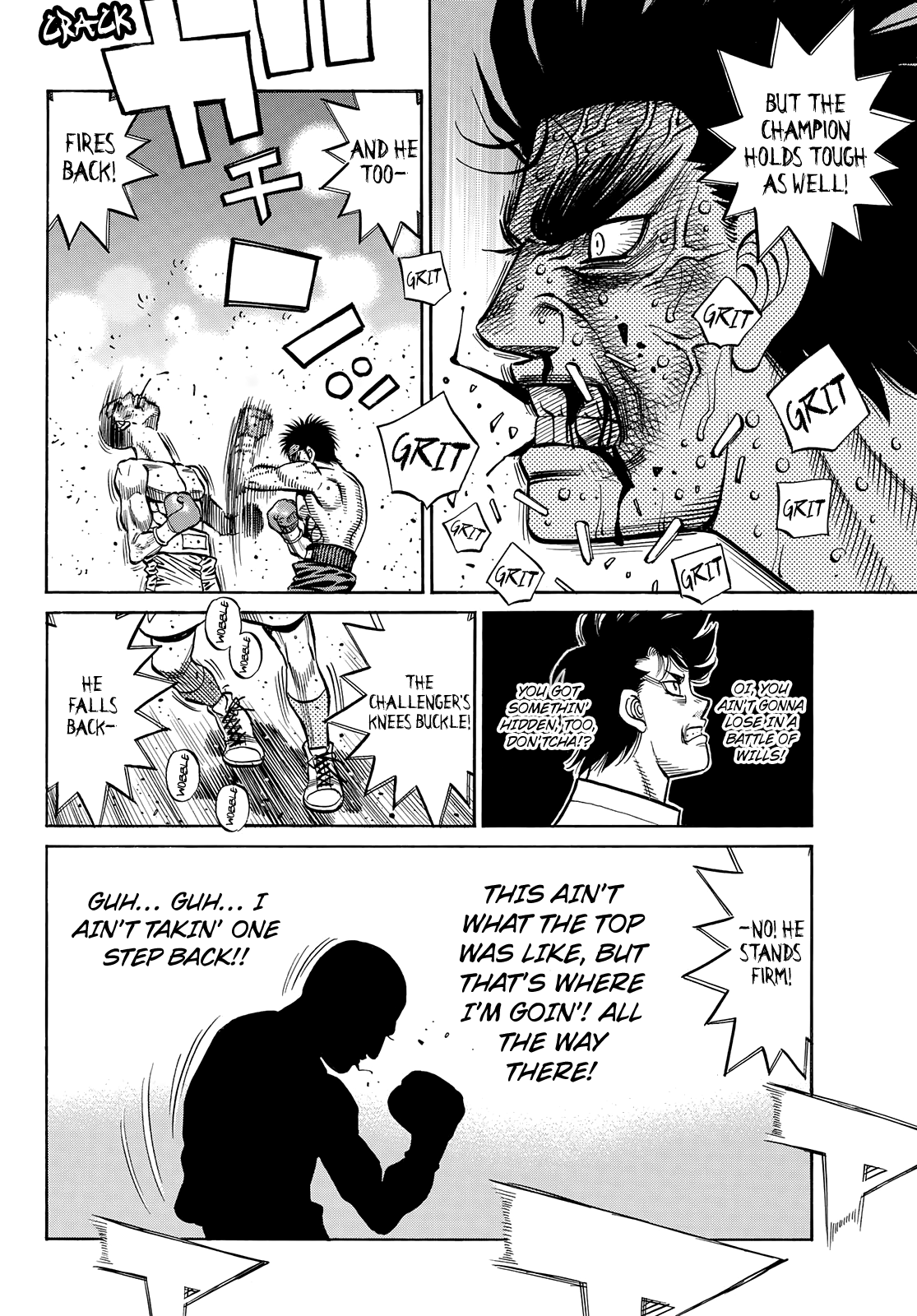 Hajime no Ippo Chapter 1356 page 11 - Chapter 1356: Advance, Repeat, Retreat