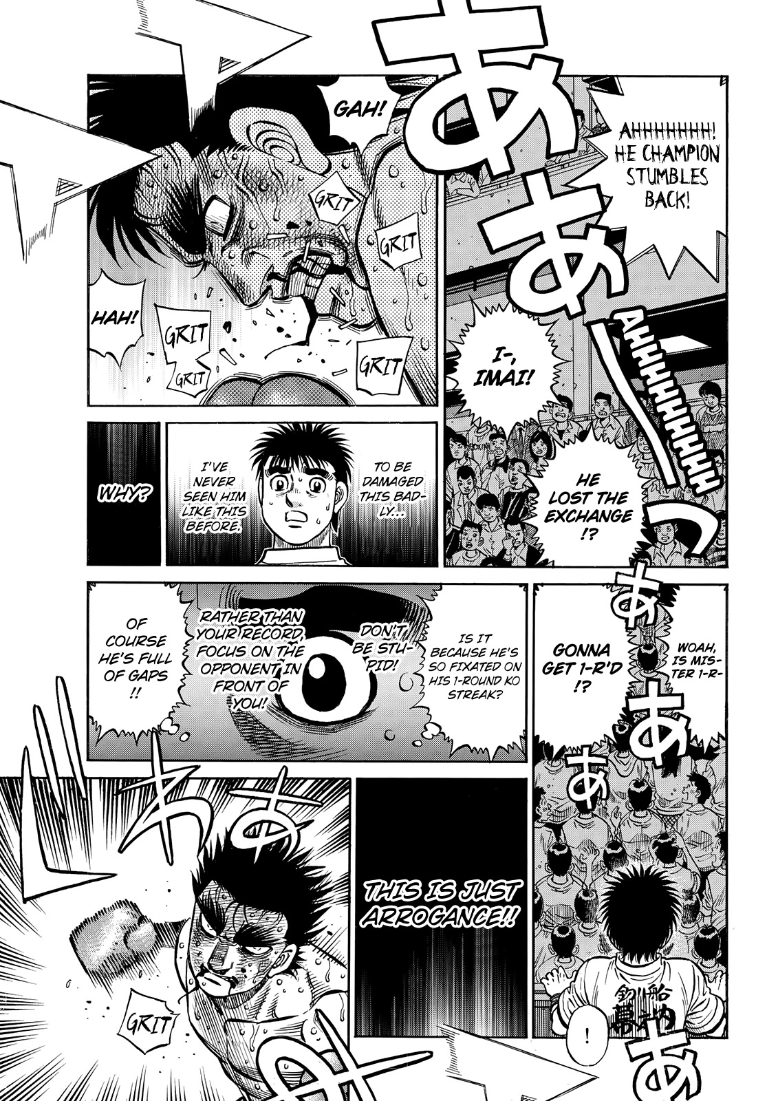 Hajime no Ippo Chapter 1356 page 6 - Chapter 1356: Advance, Repeat, Retreat