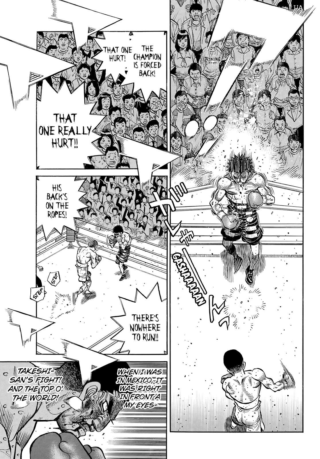Hajime no Ippo Chapter 1356 page 8 - Chapter 1356: Advance, Repeat, Retreat