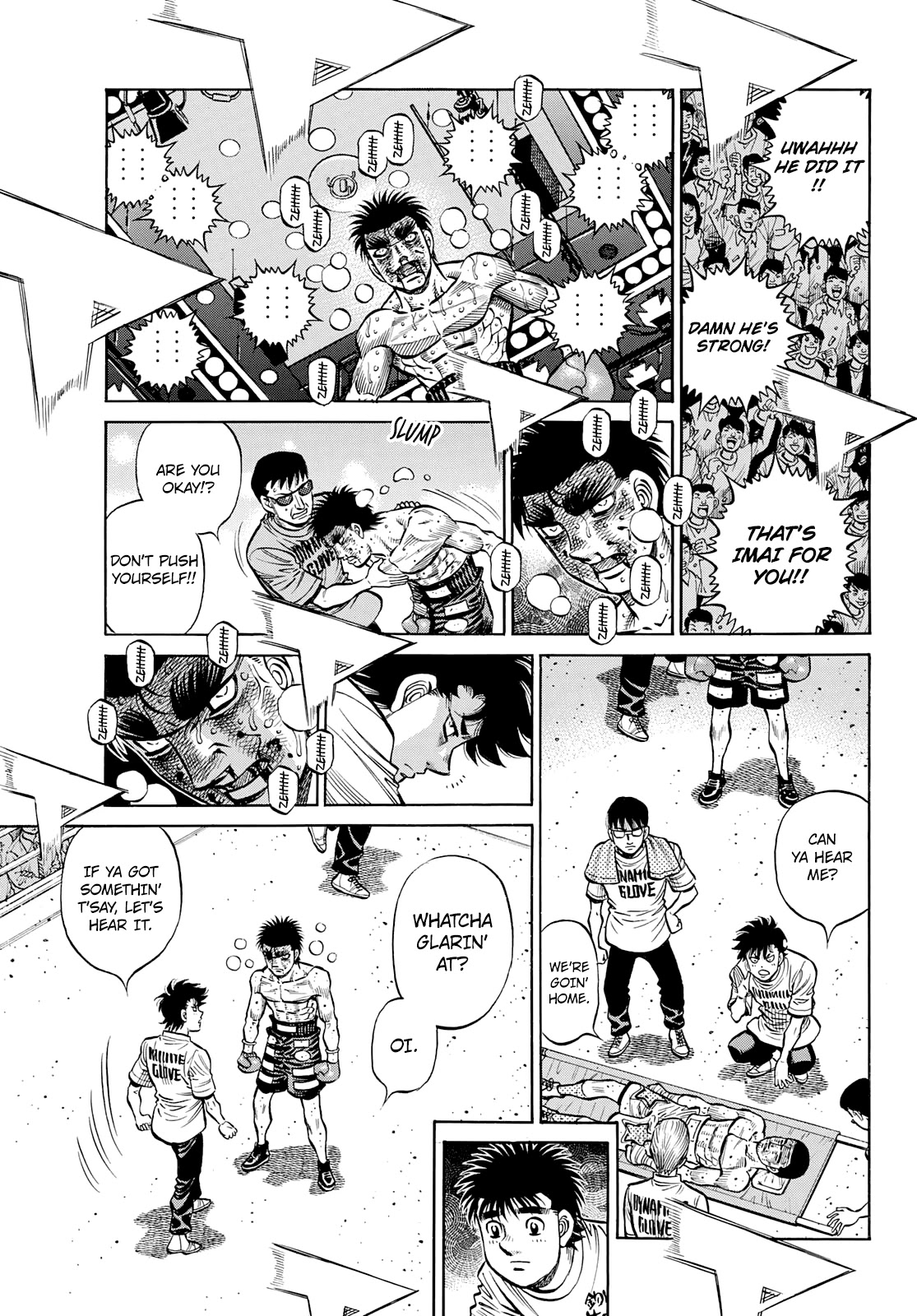 Hajime no Ippo Chapter 1357 page 13 - Chapter 1357: A Battle of Wills