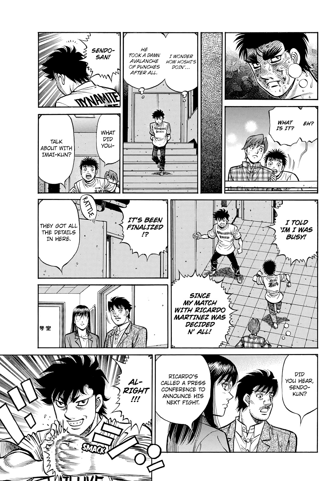 Hajime no Ippo Chapter 1357 page 17 - Chapter 1357: A Battle of Wills