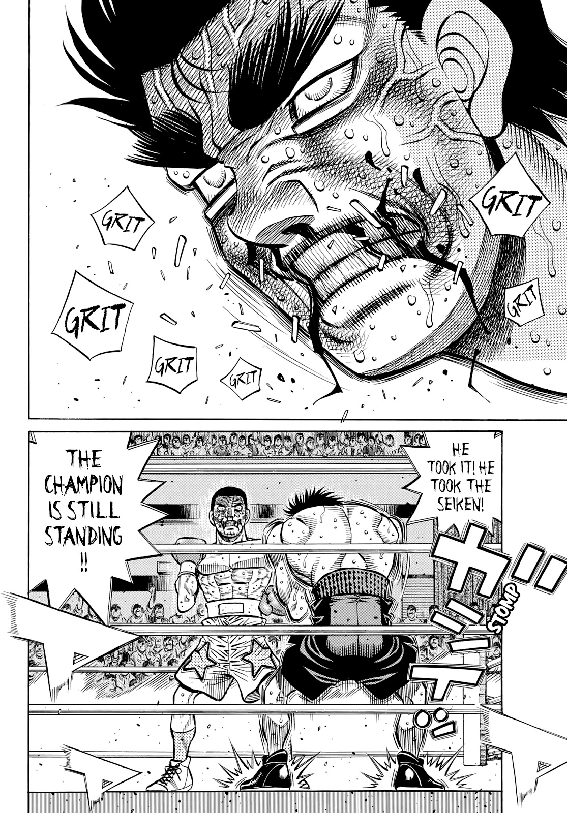 Hajime no Ippo Chapter 1357 page 3 - Chapter 1357: A Battle of Wills