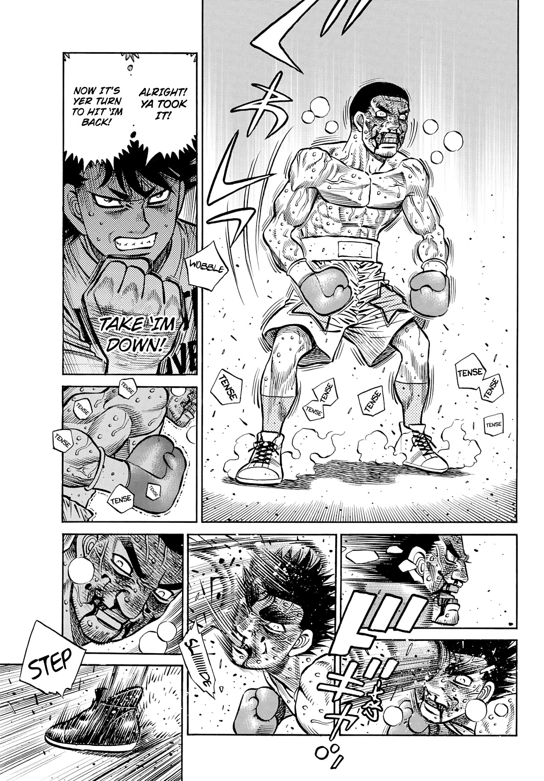 Hajime no Ippo Chapter 1357 page 7 - Chapter 1357: A Battle of Wills