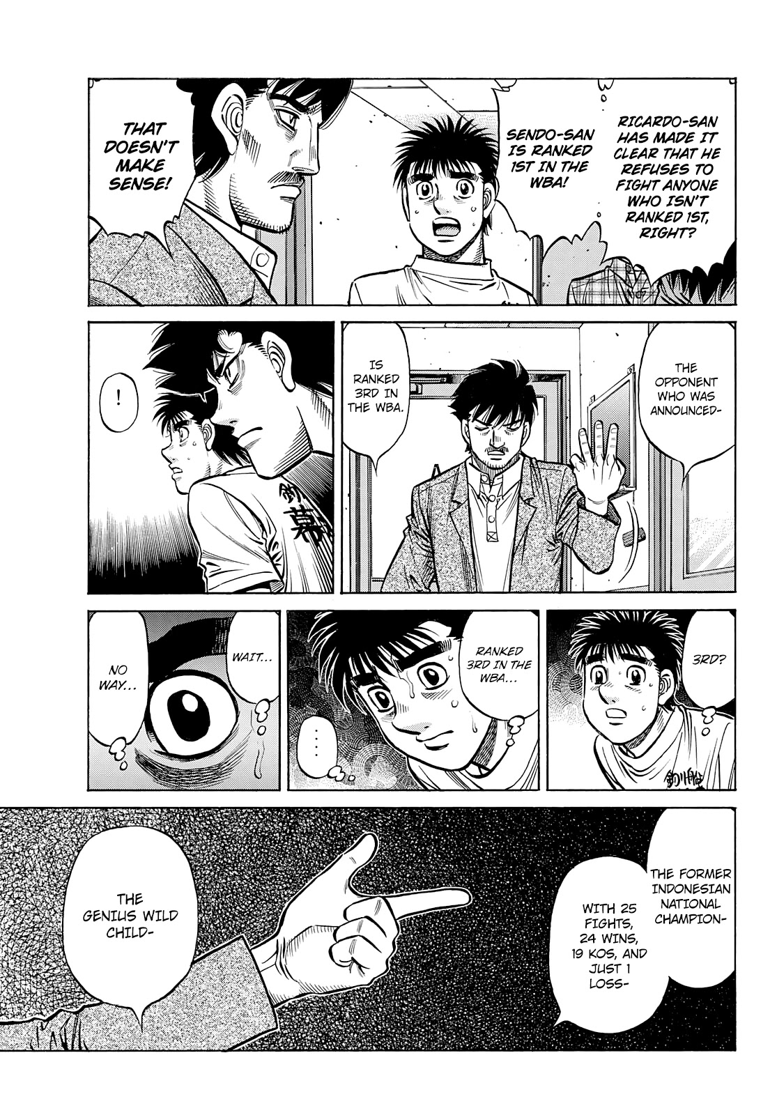 Hajime no Ippo Chapter 1358 page 6 - Chapter 1358: An Unthinkable Opponent