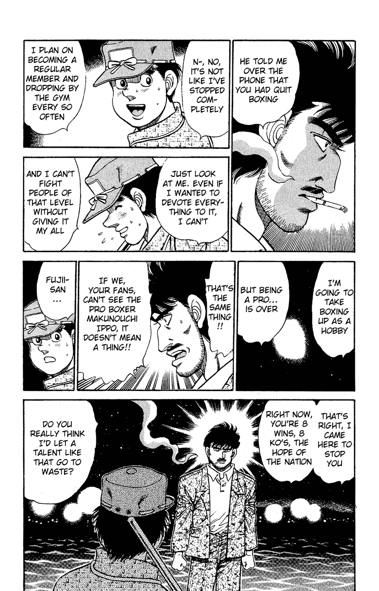 Hajime no Ippo Chapter 136.2 page 8 - Chapter 136 v2 : Quit or Not Quit!?