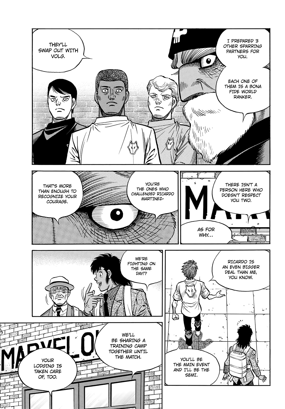 Hajime no Ippo Chapter 1360 page 6 - Chapter 1360: A Reunion With Volg