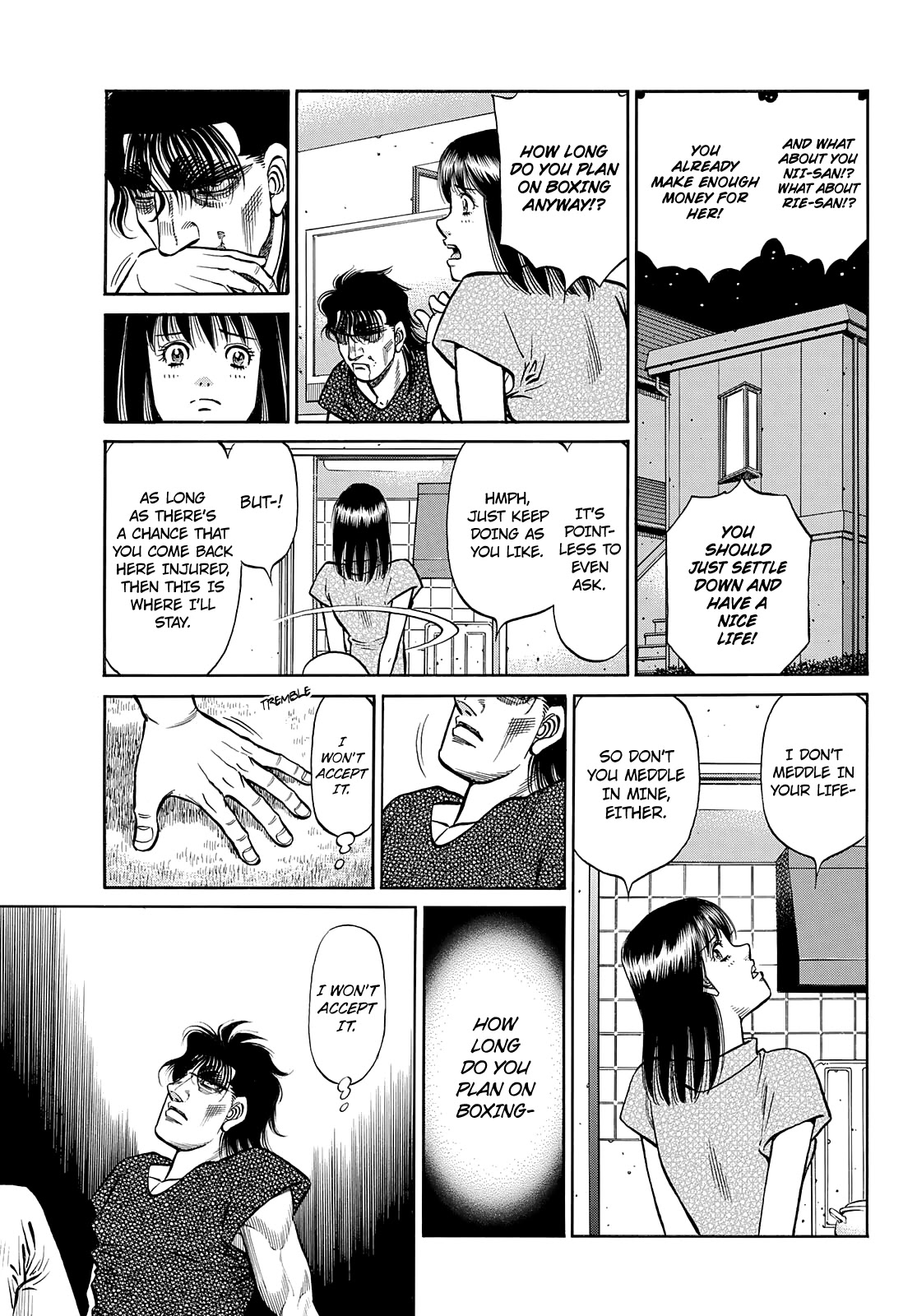 Hajime no Ippo Chapter 1361 page 11 - Chapter 1361: The Grim Reaper's Distress