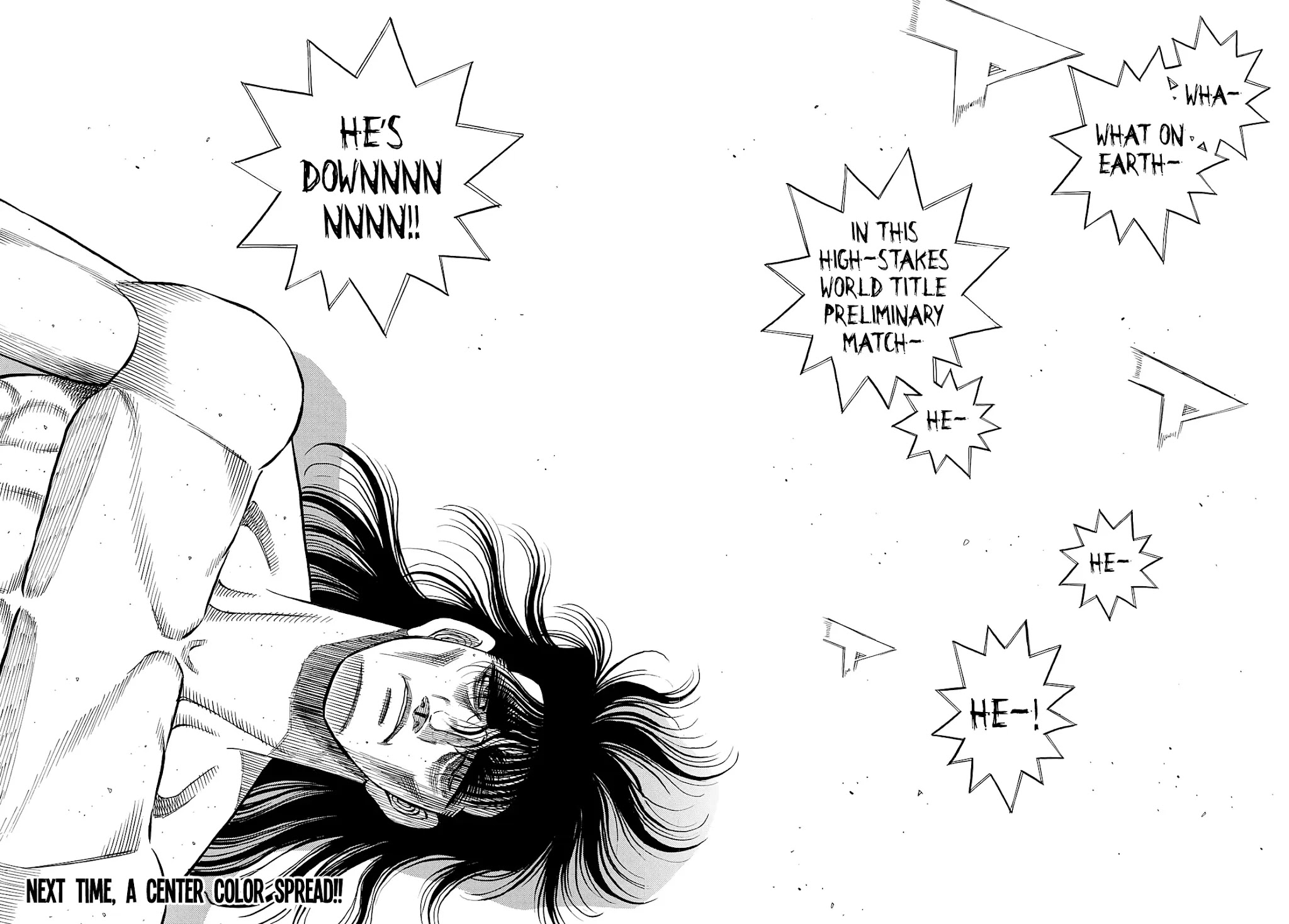 Hajime no Ippo Chapter 1361 page 14 - Chapter 1361: The Grim Reaper's Distress
