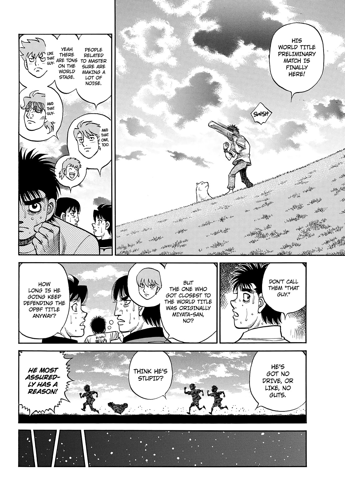 Hajime no Ippo Chapter 1361 page 6 - Chapter 1361: The Grim Reaper's Distress
