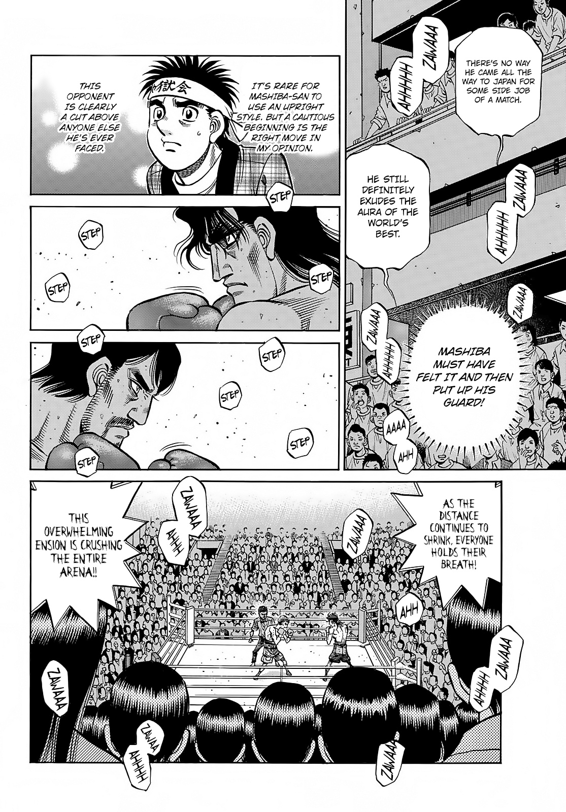 Hajime no Ippo Chapter 1363 page 10 - Chapter 1363: Mashiba's World Title Preliminary