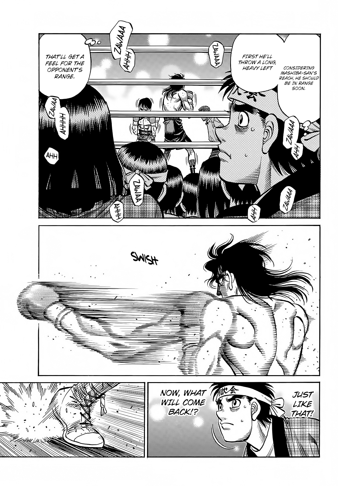Hajime no Ippo Chapter 1363 page 11 - Chapter 1363: Mashiba's World Title Preliminary