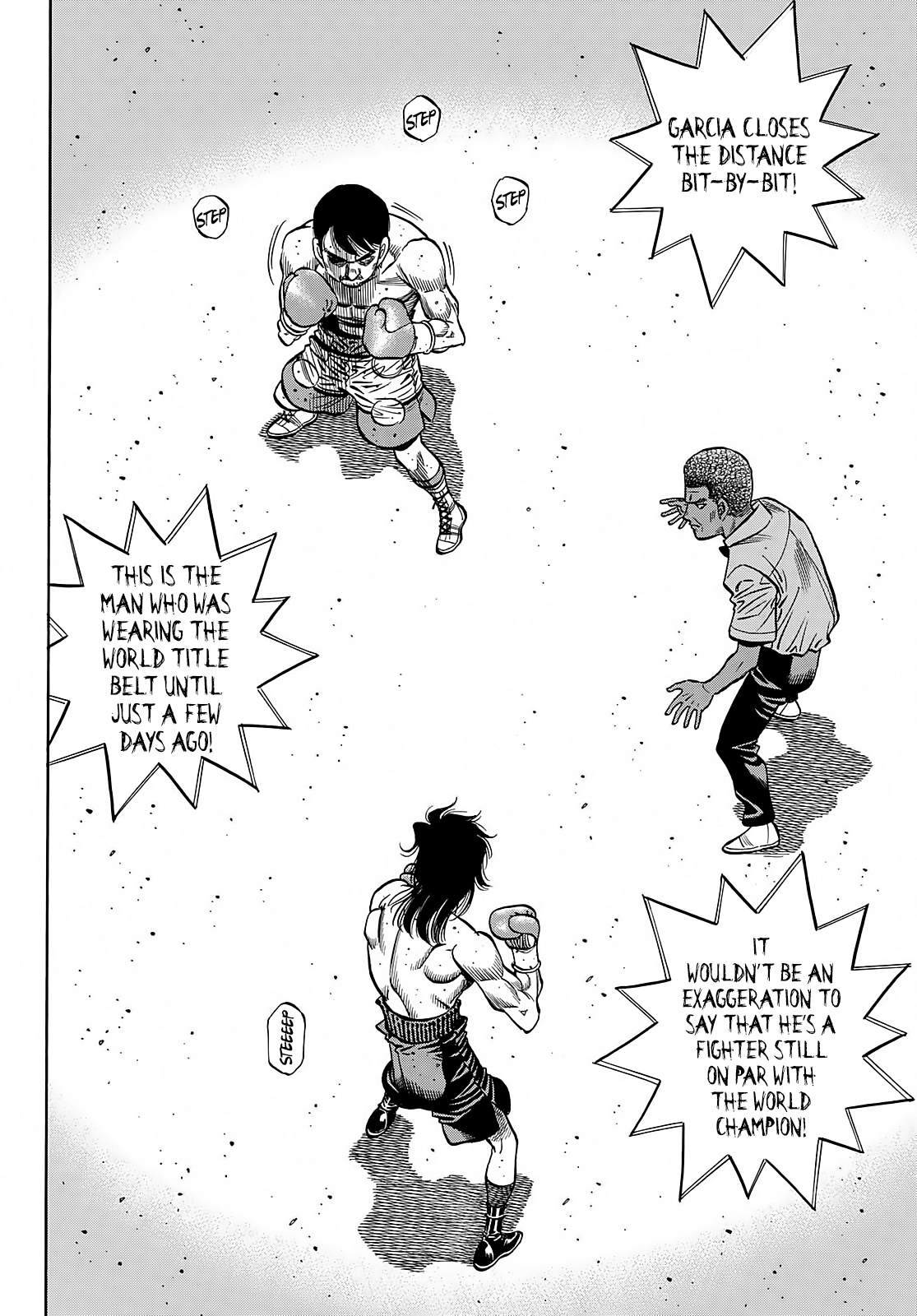 Hajime no Ippo Chapter 1363 page 8 - Chapter 1363: Mashiba's World Title Preliminary