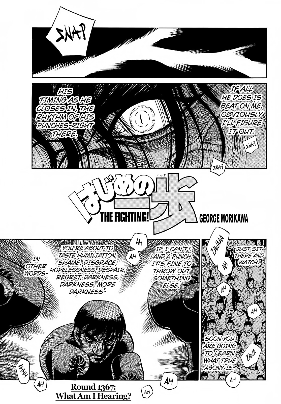 Hajime no Ippo Chapter 1367 page 1 - Chapter 1367: What am I Hearing?