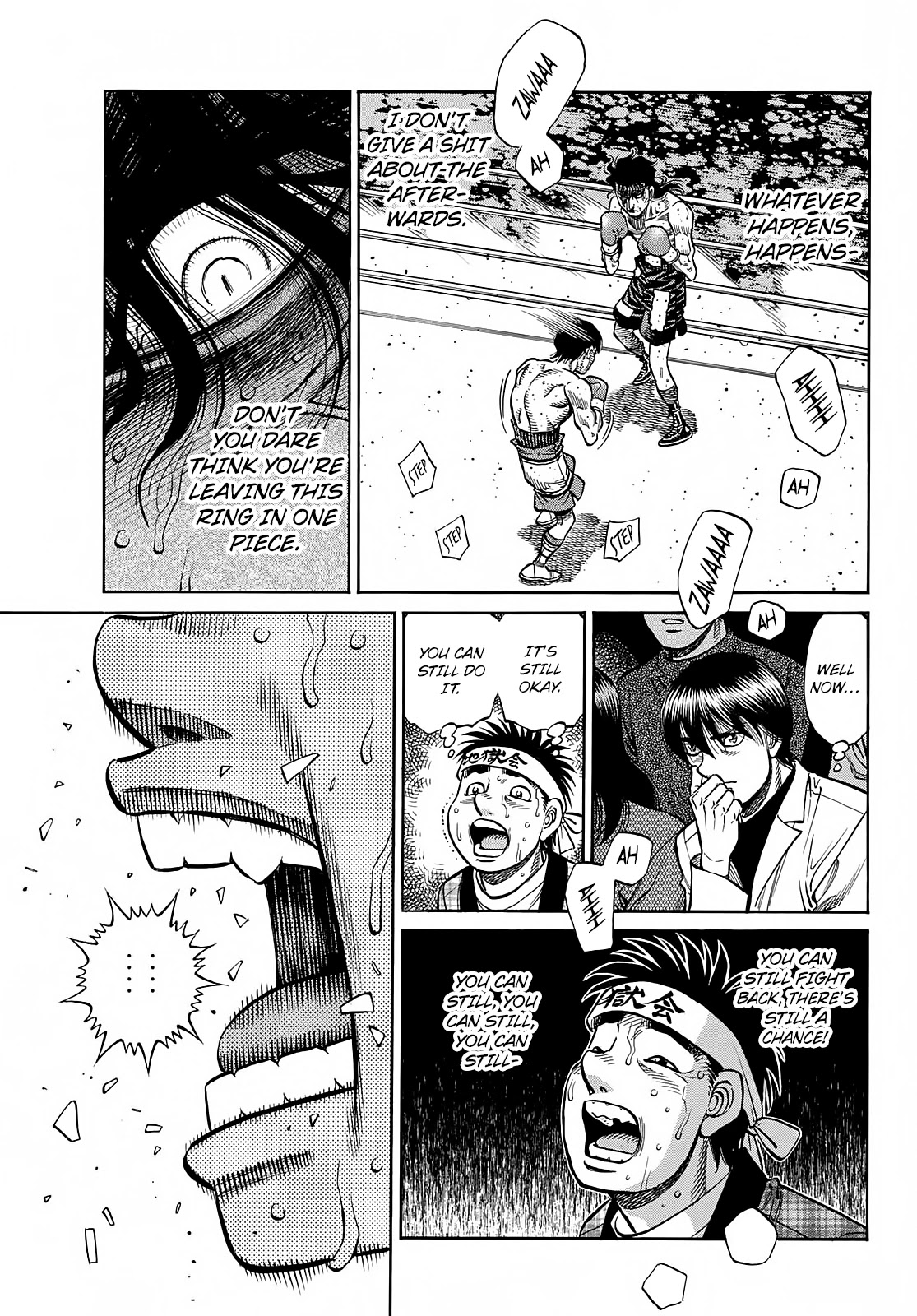 Hajime no Ippo Chapter 1367 page 4 - Chapter 1367: What am I Hearing?