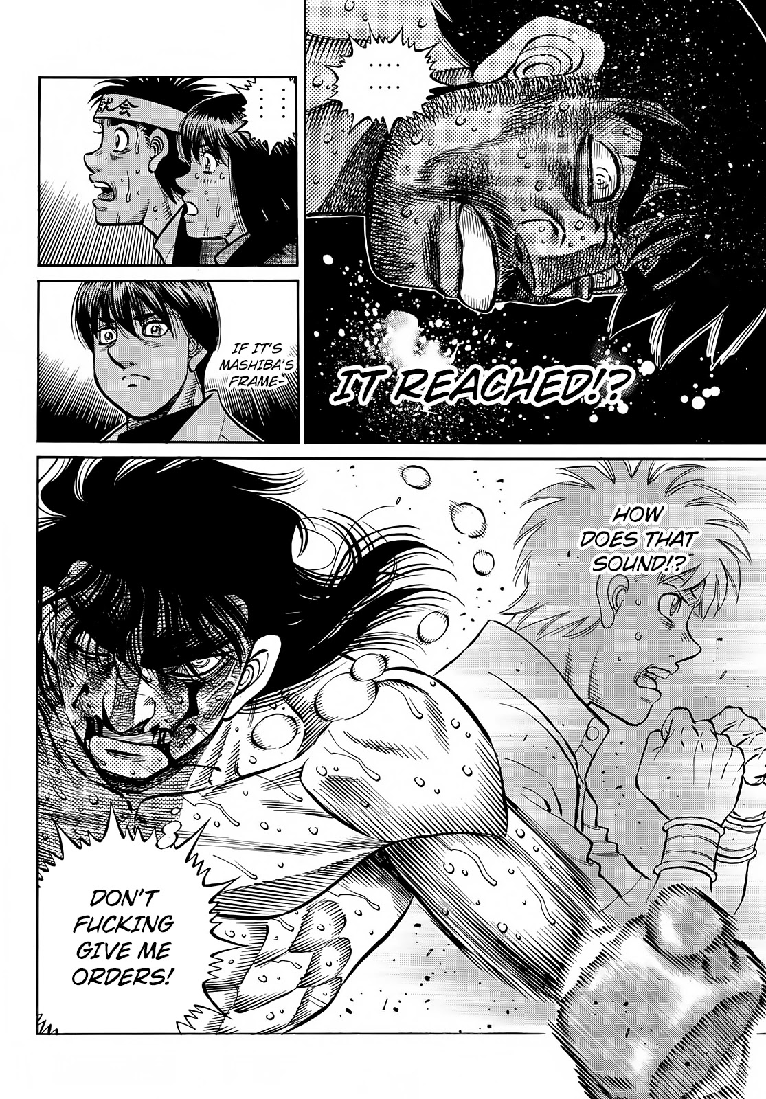 Hajime no Ippo Chapter 1372 page 4 - Chapter 1372: Mashiba's Choise