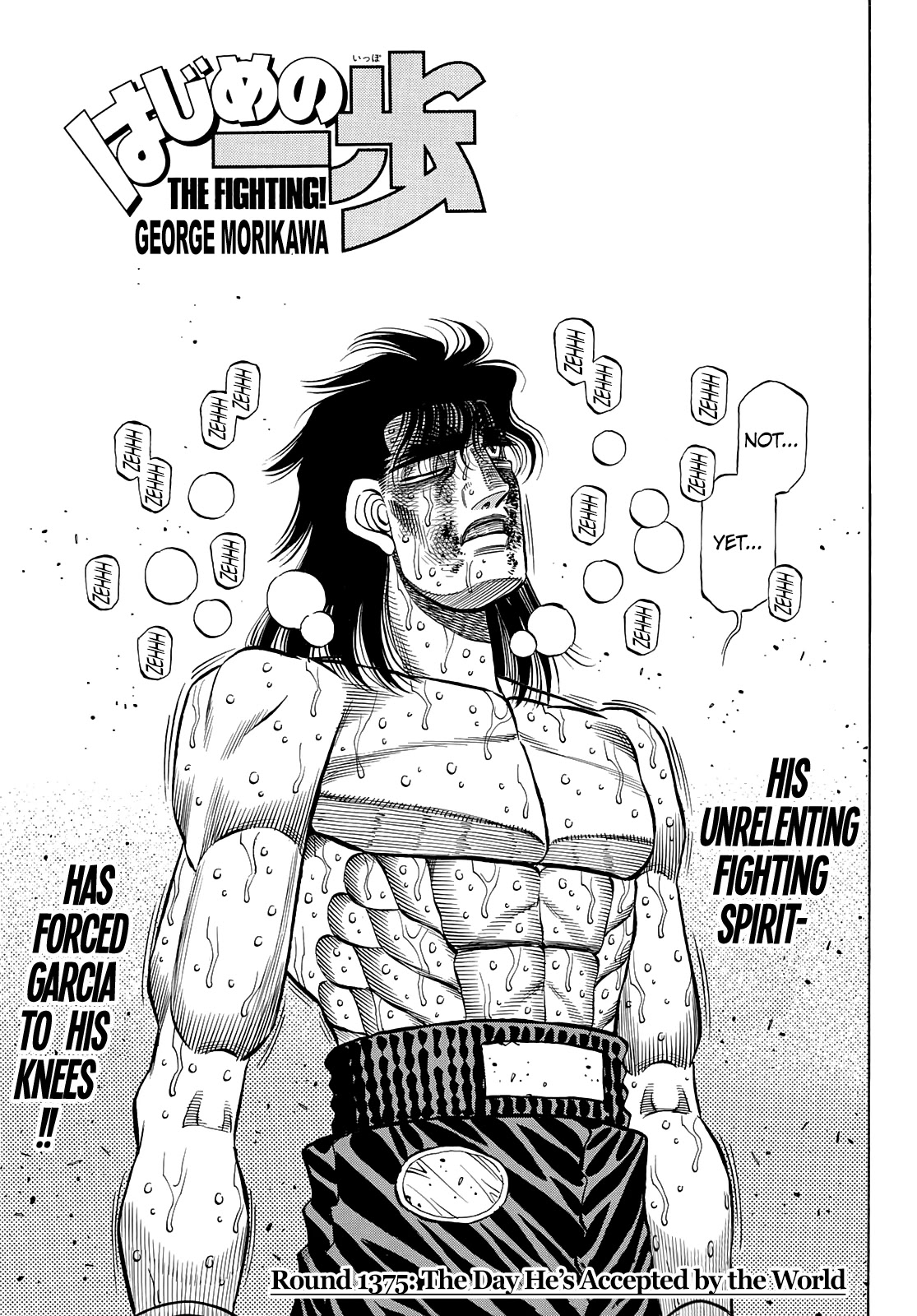 Hajime no Ippo Chapter 1375 page 1 - Chapter 1375: The Day He's Accepted by the World
