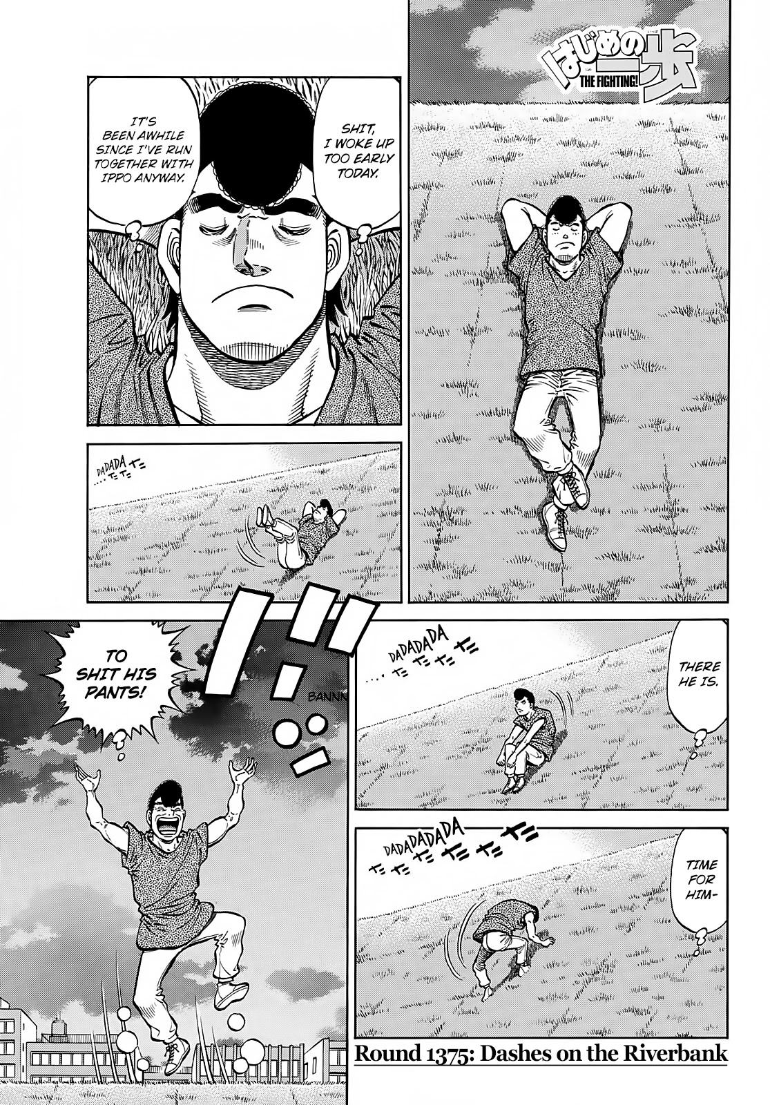 Hajime no Ippo Chapter 1376 page 1 - Chapter 1376: Dashes on the Riverbank