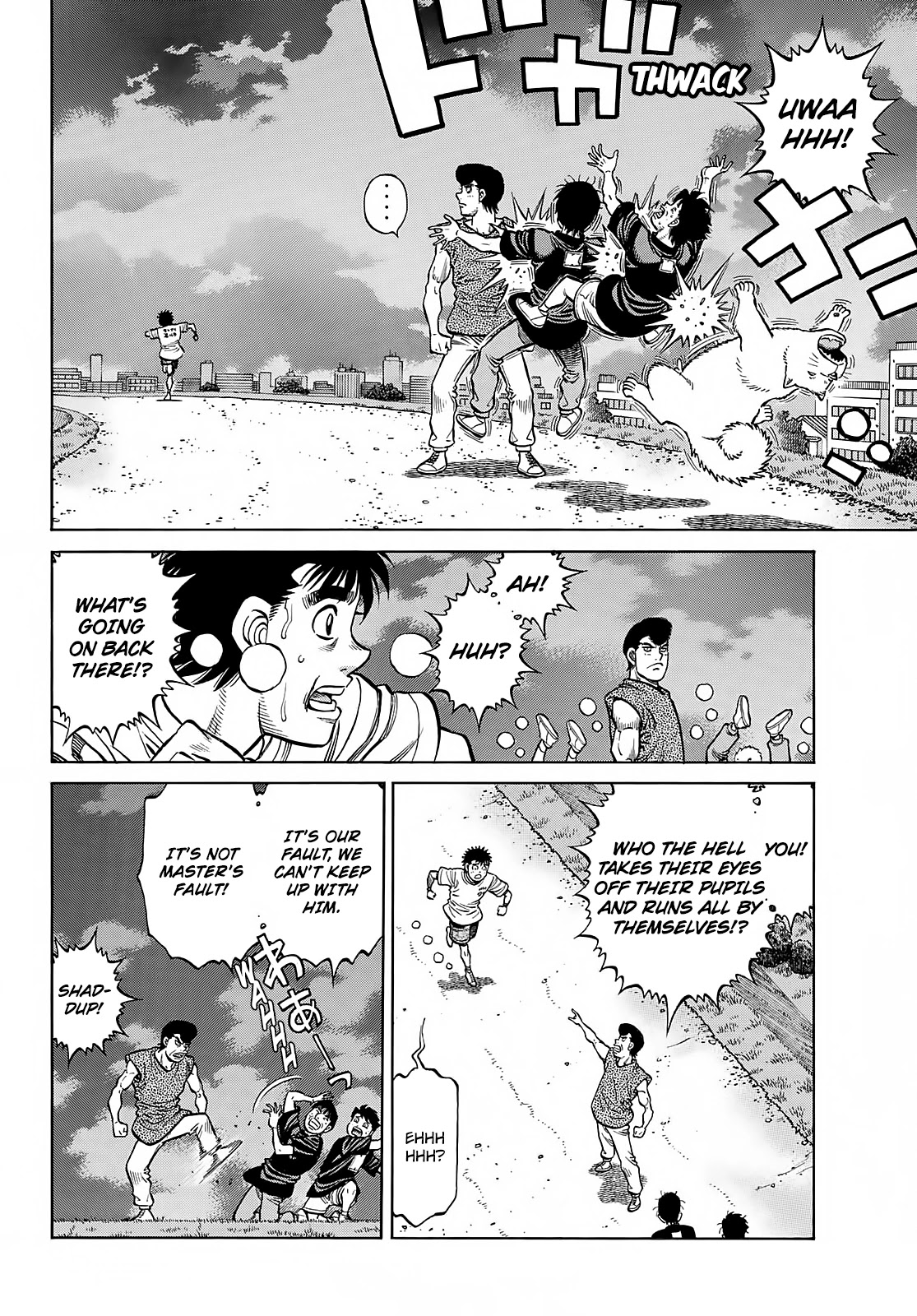 Hajime no Ippo Chapter 1376 page 4 - Chapter 1376: Dashes on the Riverbank