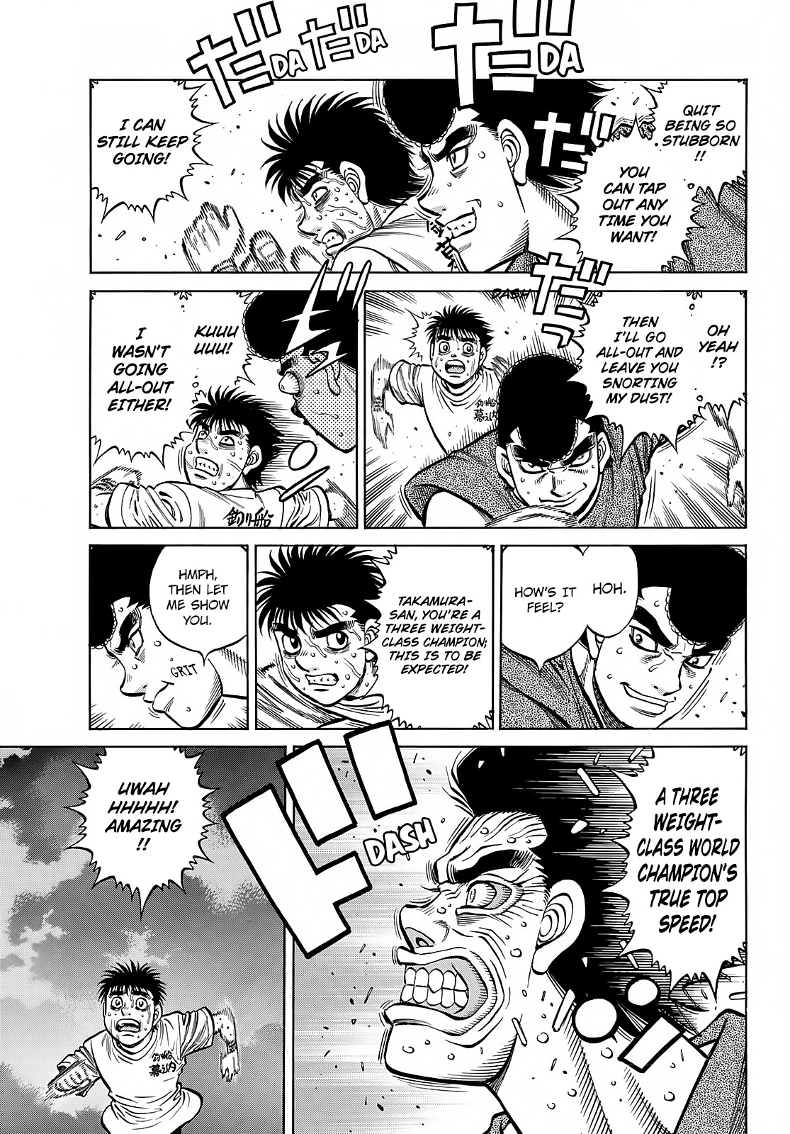 Hajime no Ippo Chapter 1376 page 7 - Chapter 1376: Dashes on the Riverbank
