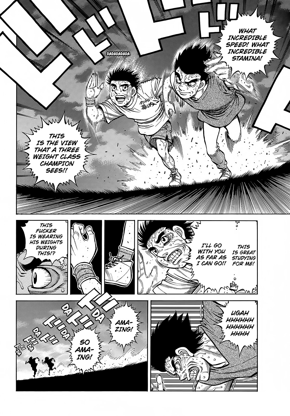 Hajime no Ippo Chapter 1376 page 8 - Chapter 1376: Dashes on the Riverbank