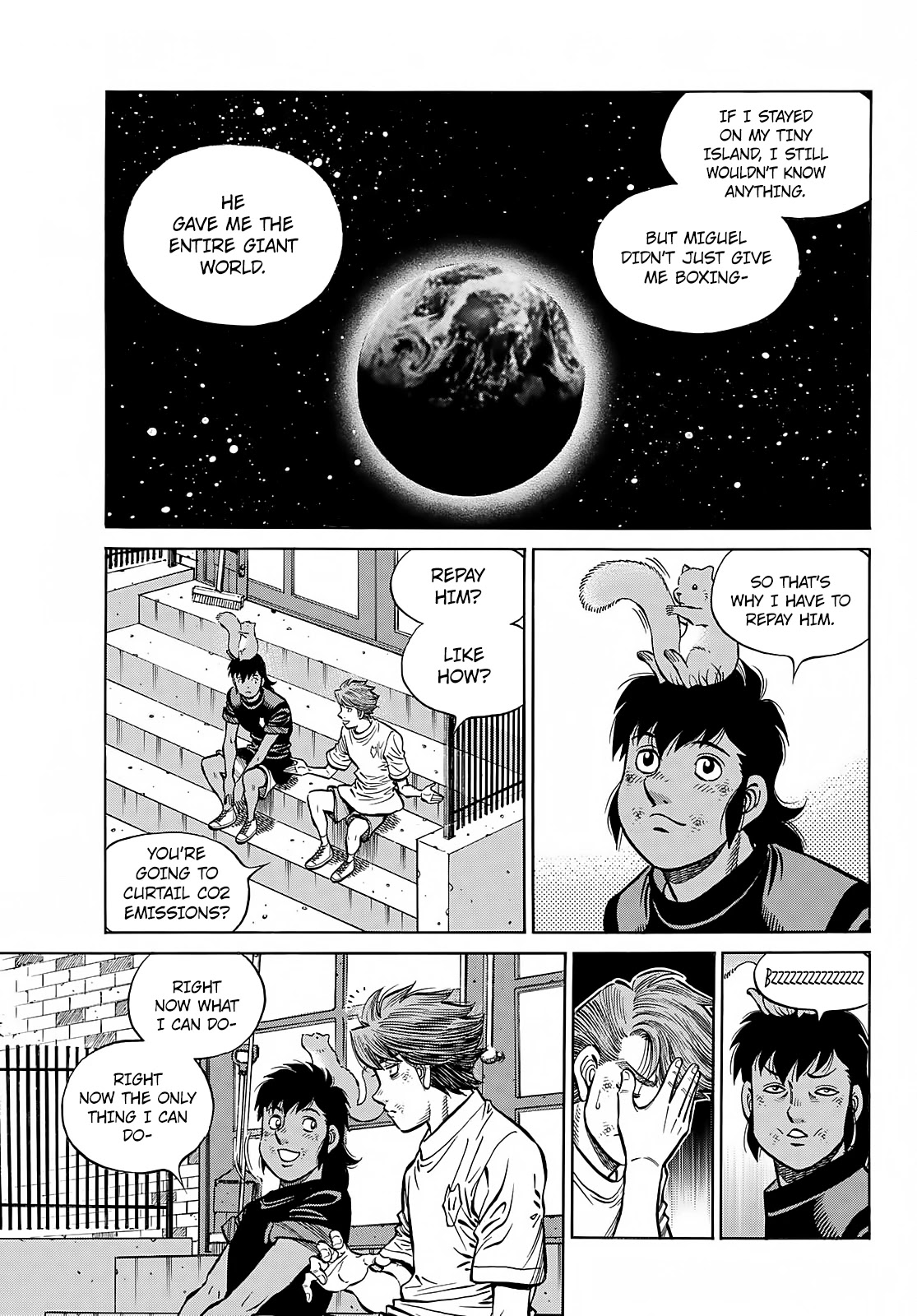 Hajime no Ippo Chapter 1379 page 8 - Chapter 1379: What I Can Do Now