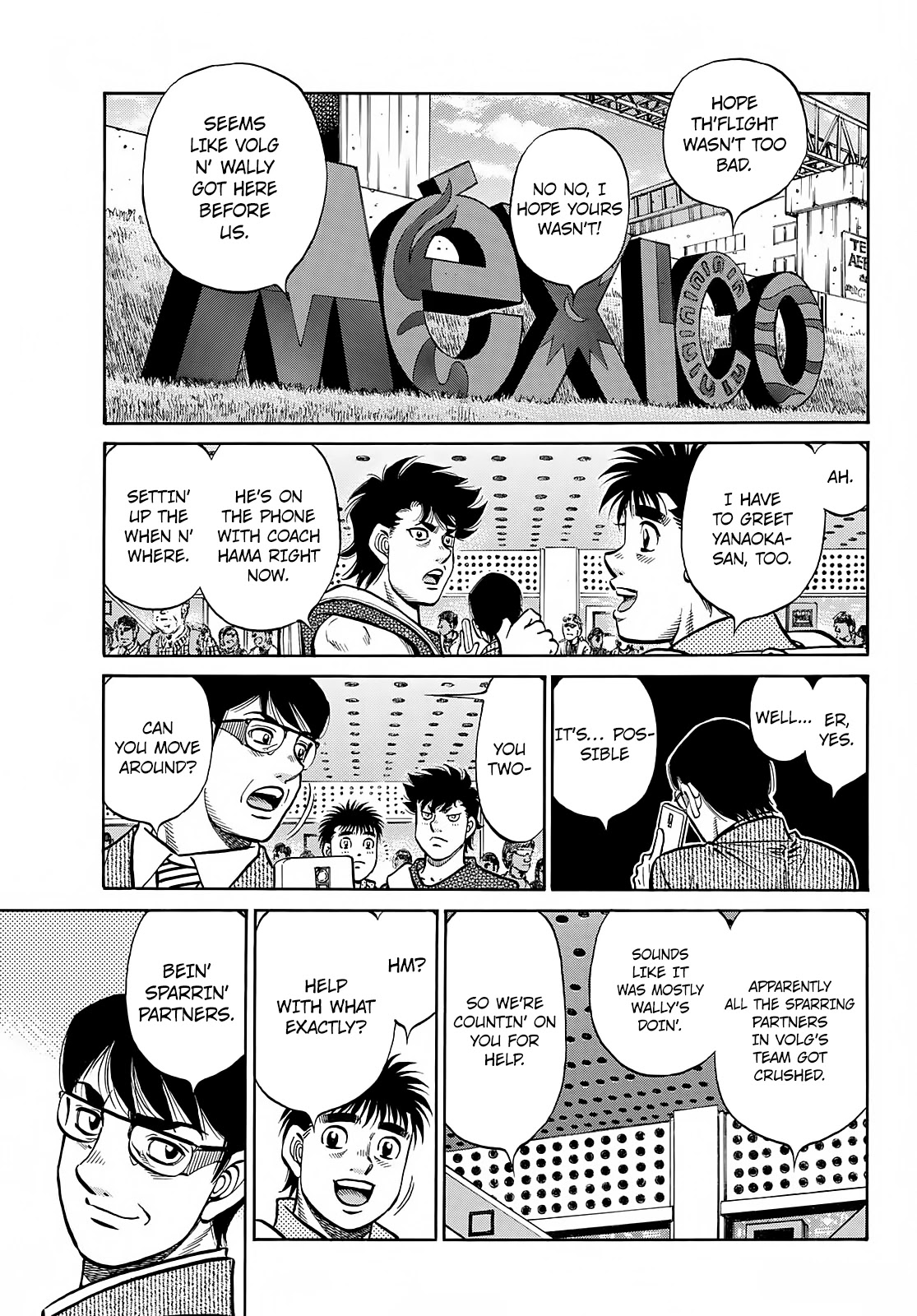 Hajime no Ippo Chapter 1381 page 9 - Chapter 1381: Return Visit to Mexico
