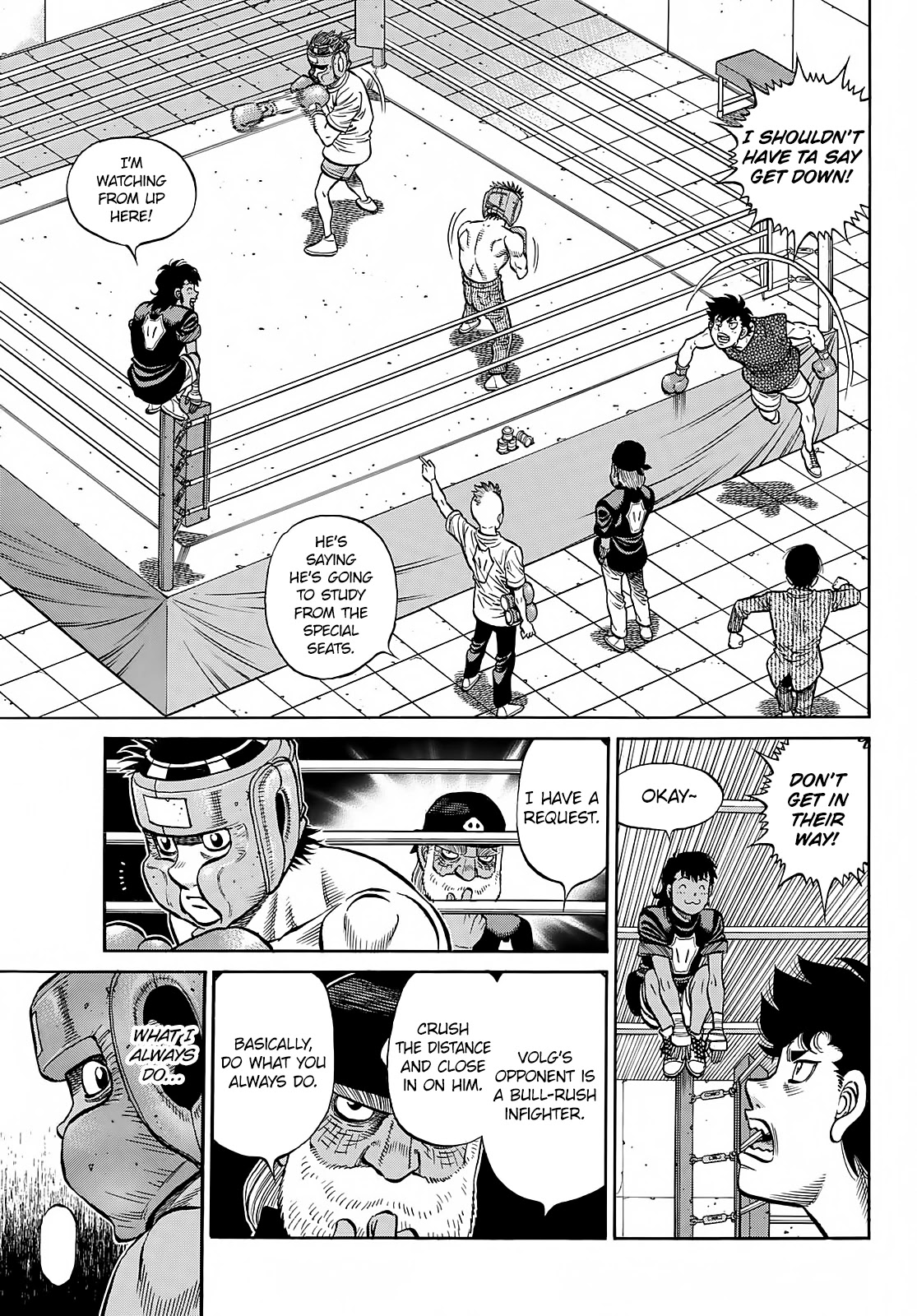 Hajime no Ippo Chapter 1384 page 6 - Chapter 1384: Vigilance Level