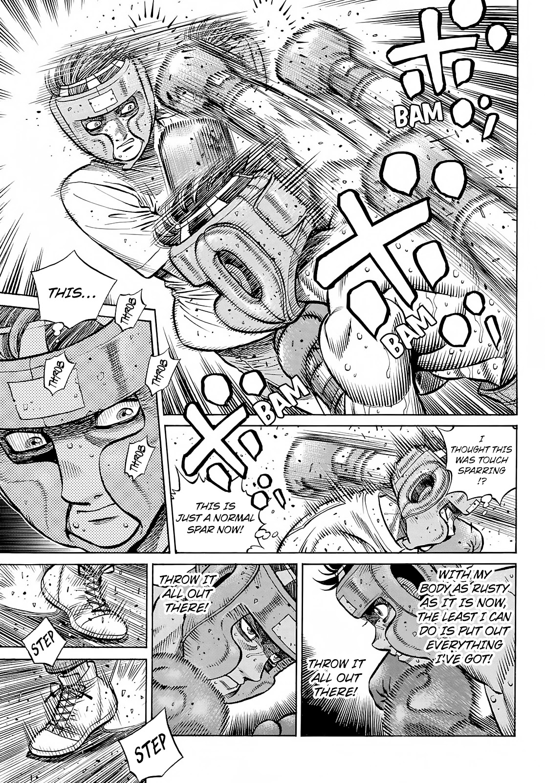 Hajime no Ippo Chapter 1385 page 4 - Chapter 1385: Pay Him Back Hard as I Can!