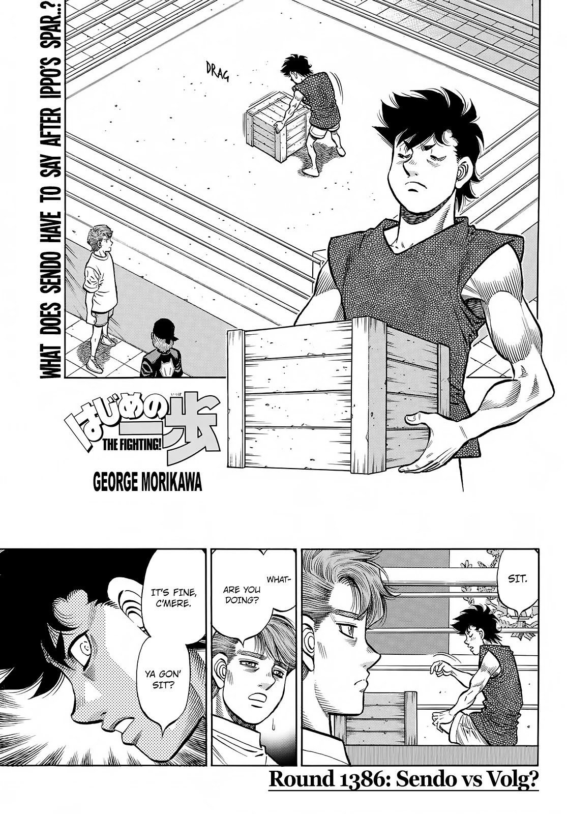 Hajime no Ippo Chapter 1386 page 1 - Chapter 1386: Sendo vs Volg?