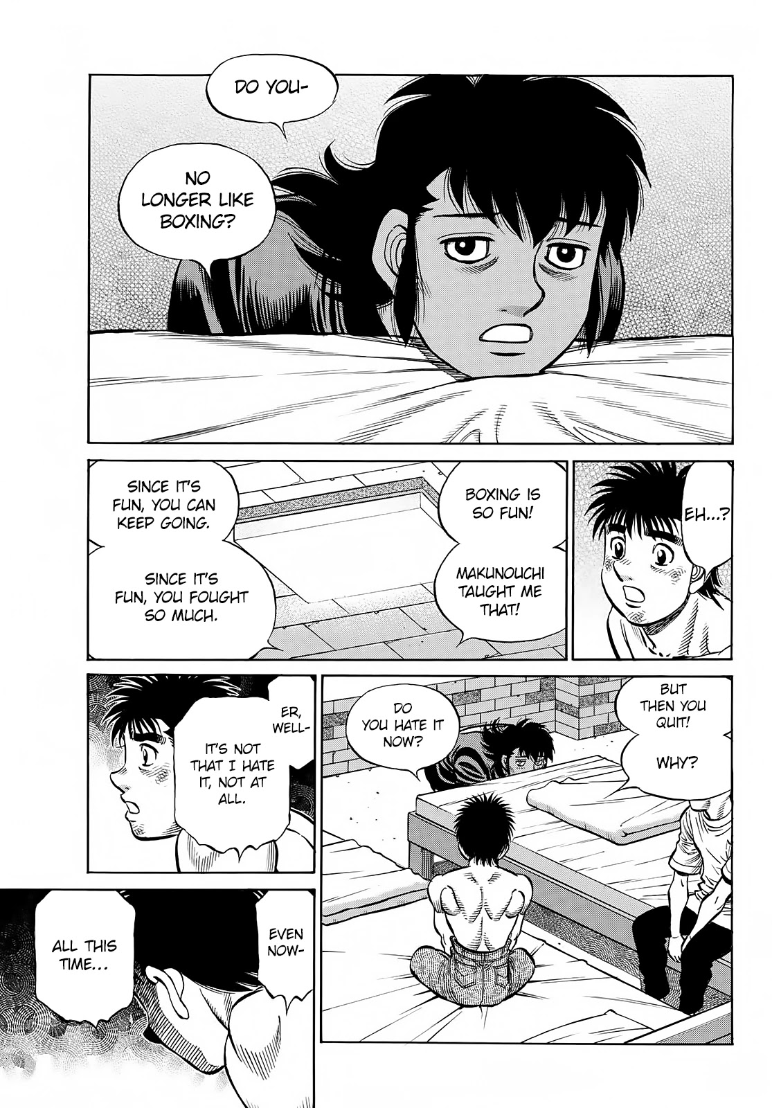 Hajime no Ippo Chapter 1387 page 10 - Chapter 1387: What's Clinging to Him?