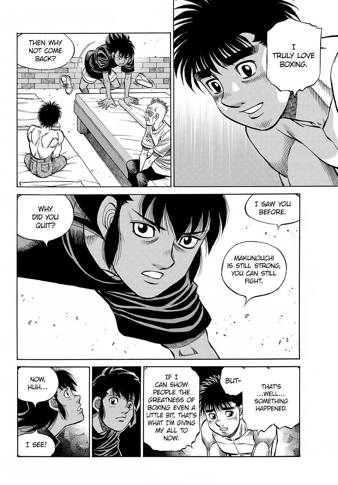Hajime no Ippo Chapter 1387 page 11 - Chapter 1387: What's Clinging to Him?