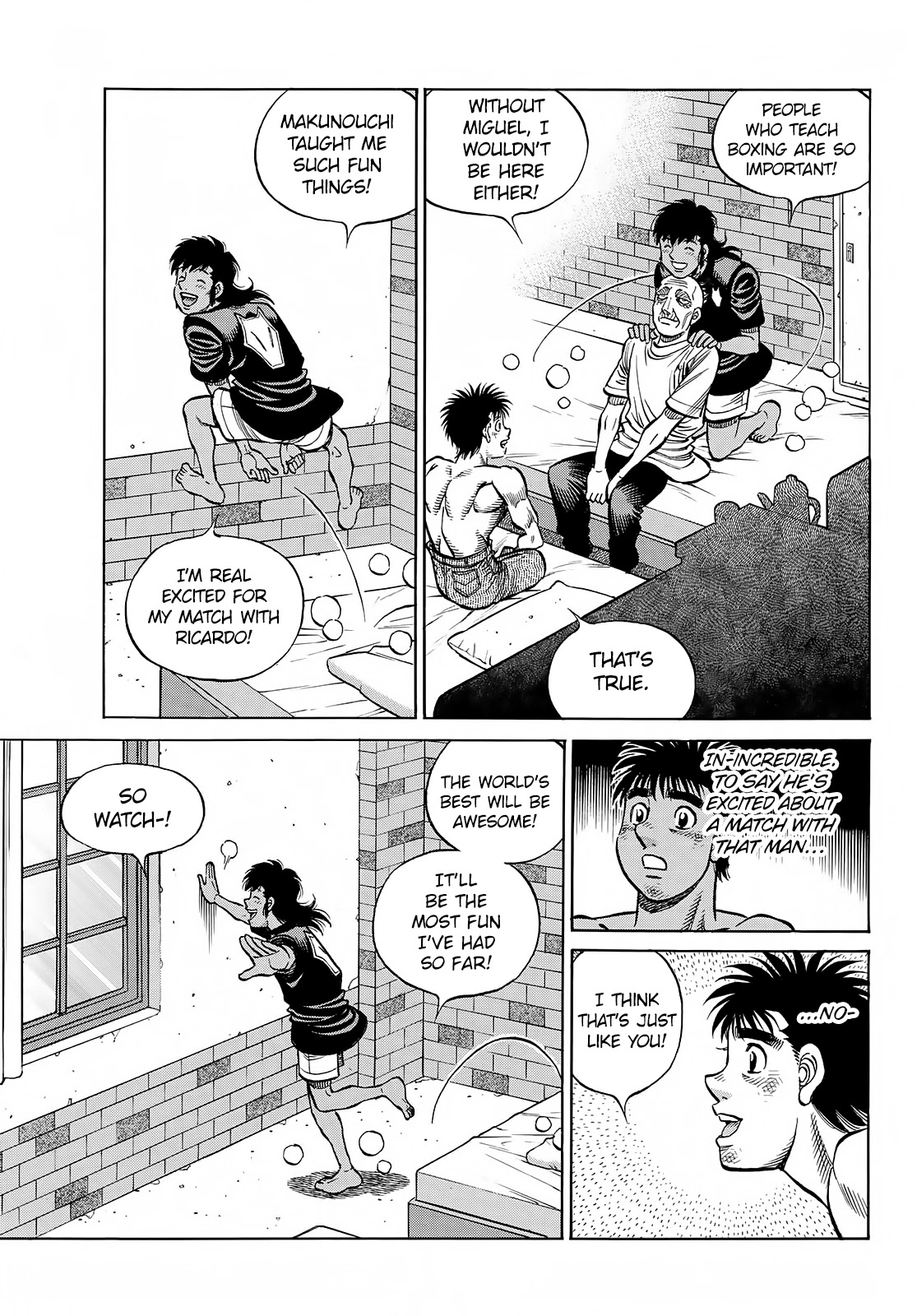 Hajime no Ippo Chapter 1387 page 12 - Chapter 1387: What's Clinging to Him?