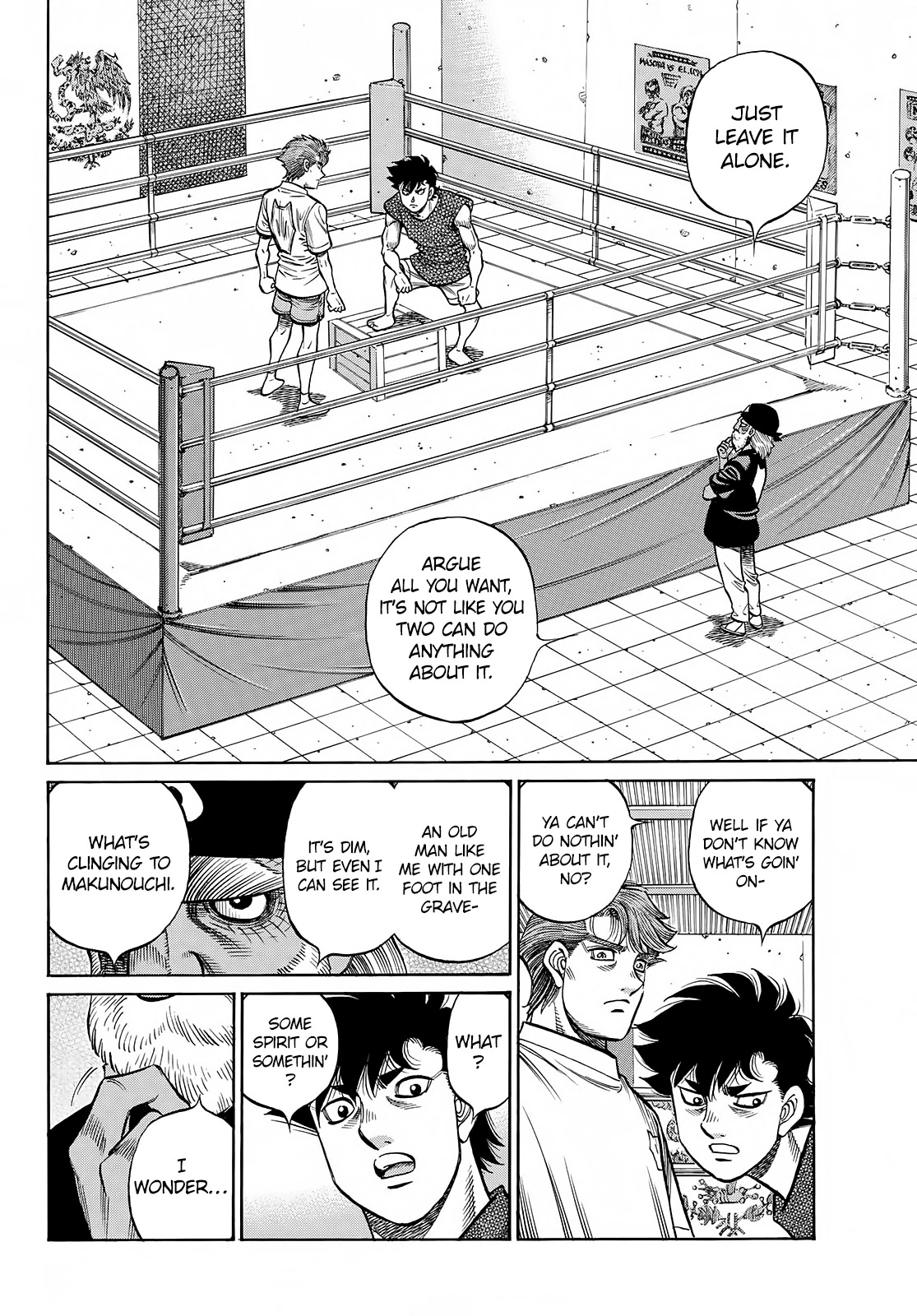 Hajime no Ippo Chapter 1387 page 3 - Chapter 1387: What's Clinging to Him?