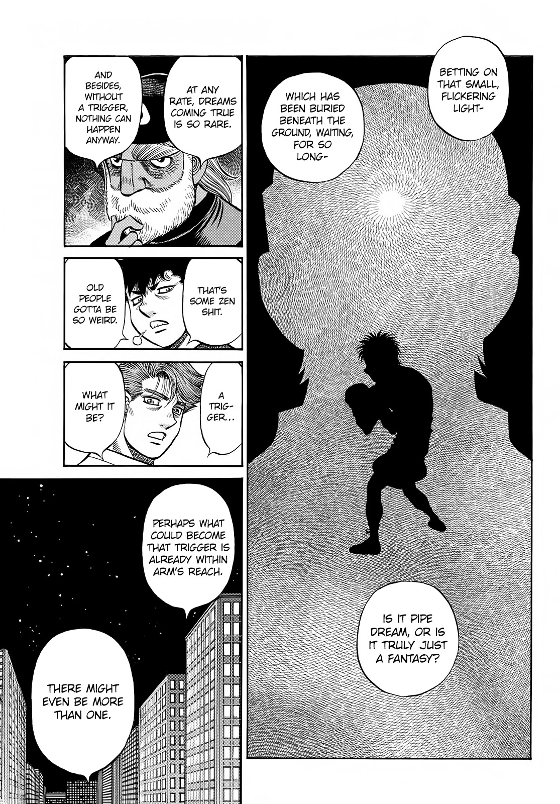 Hajime no Ippo Chapter 1387 page 4 - Chapter 1387: What's Clinging to Him?