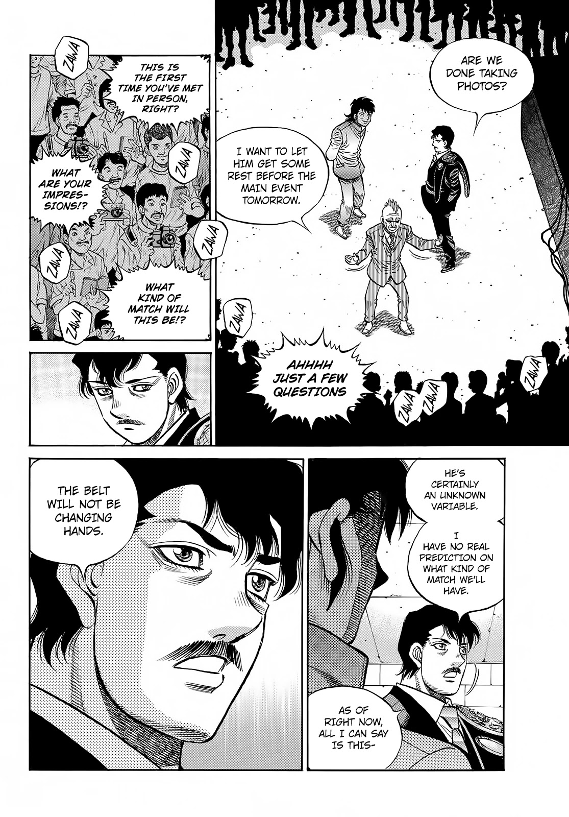Hajime no Ippo Chapter 1388 page 12 - Chapter 1388: As He Is