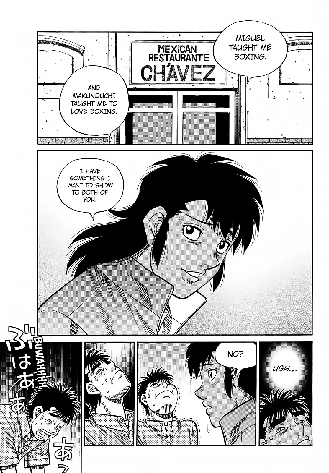 Hajime no Ippo Chapter 1389 page 12 - Chapter 1389: An Abrupt Proposal