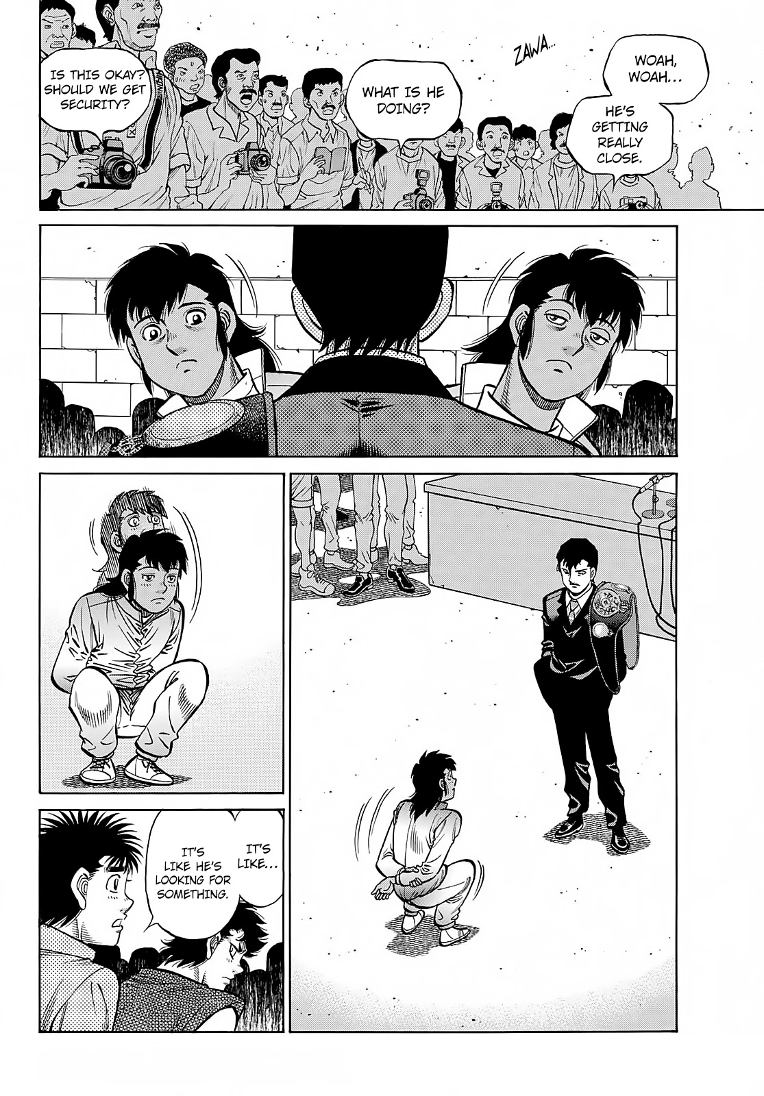 Hajime no Ippo Chapter 1389 page 3 - Chapter 1389: An Abrupt Proposal