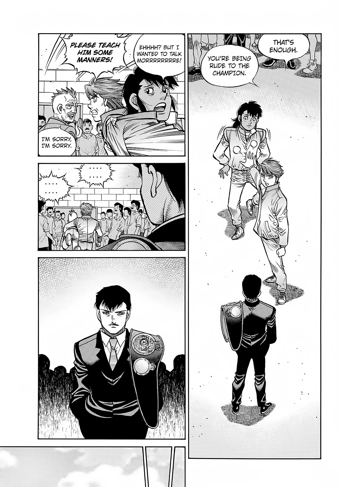 Hajime no Ippo Chapter 1389 page 6 - Chapter 1389: An Abrupt Proposal