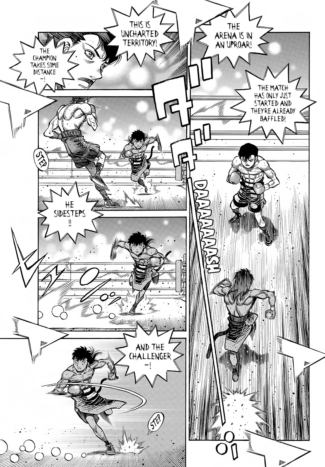 Hajime no Ippo Chapter 1394 page 4 - Chapter 1394: Every Which Way