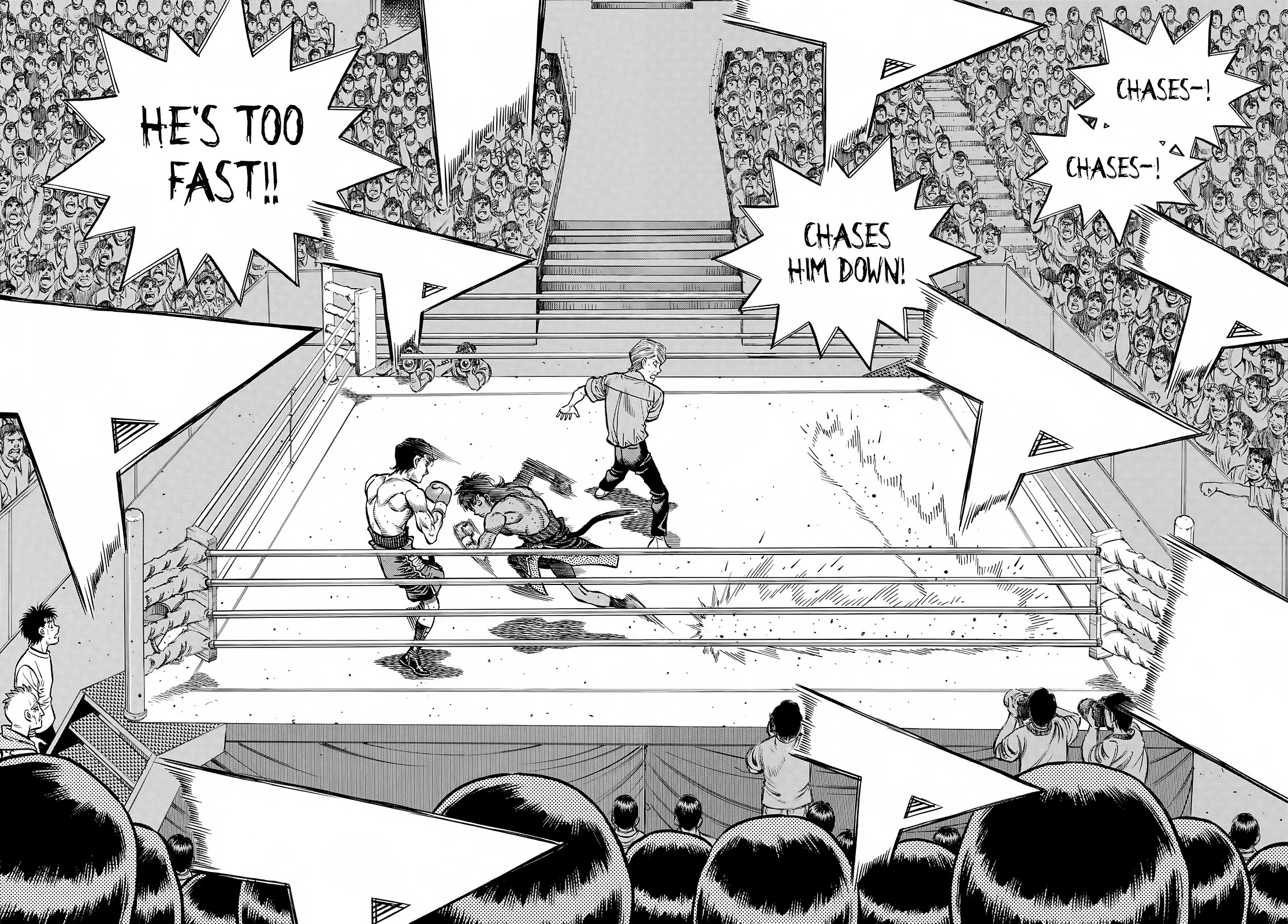 Hajime no Ippo Chapter 1394 page 5 - Chapter 1394: Every Which Way