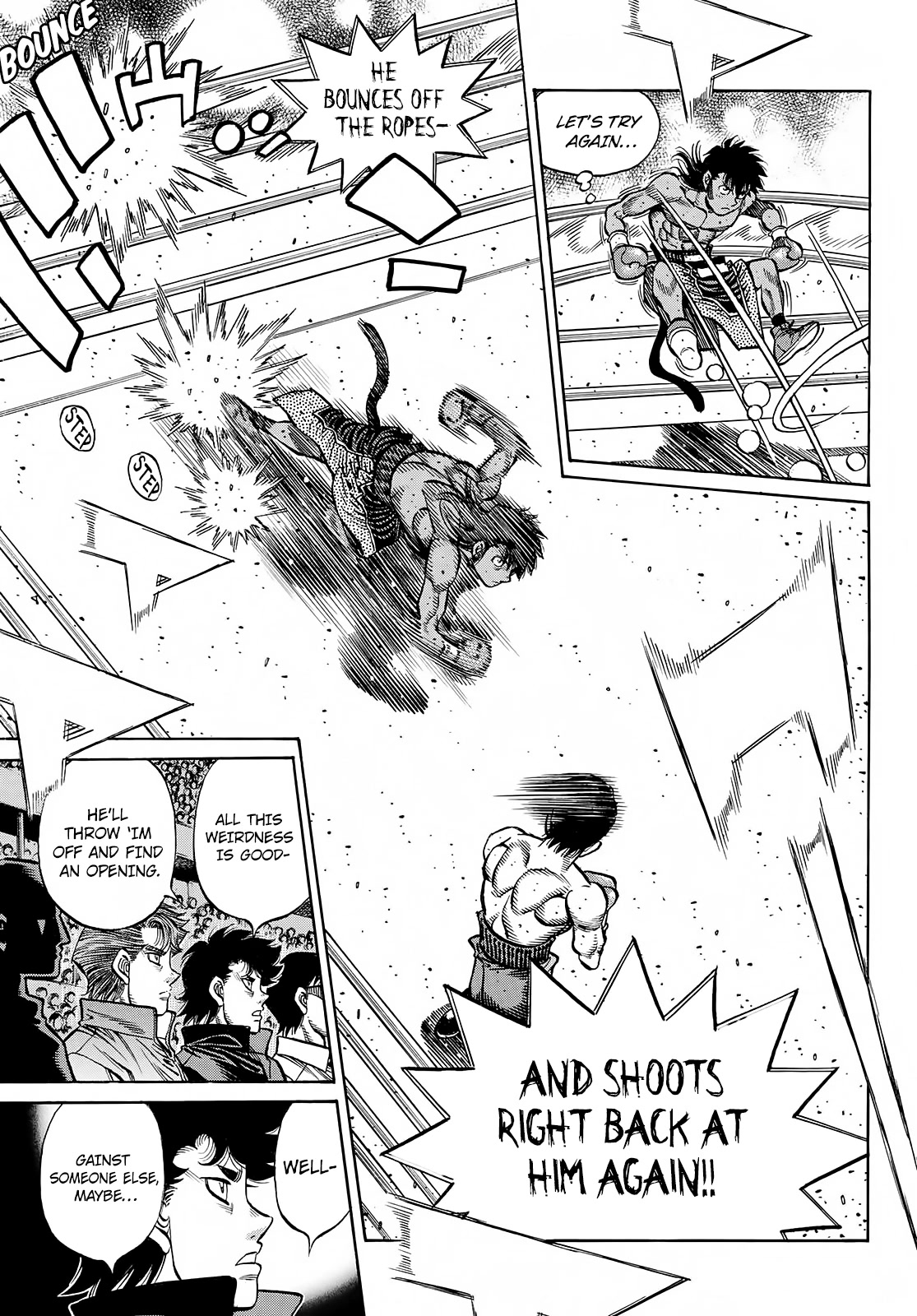 Hajime no Ippo Chapter 1394 page 7 - Chapter 1394: Every Which Way