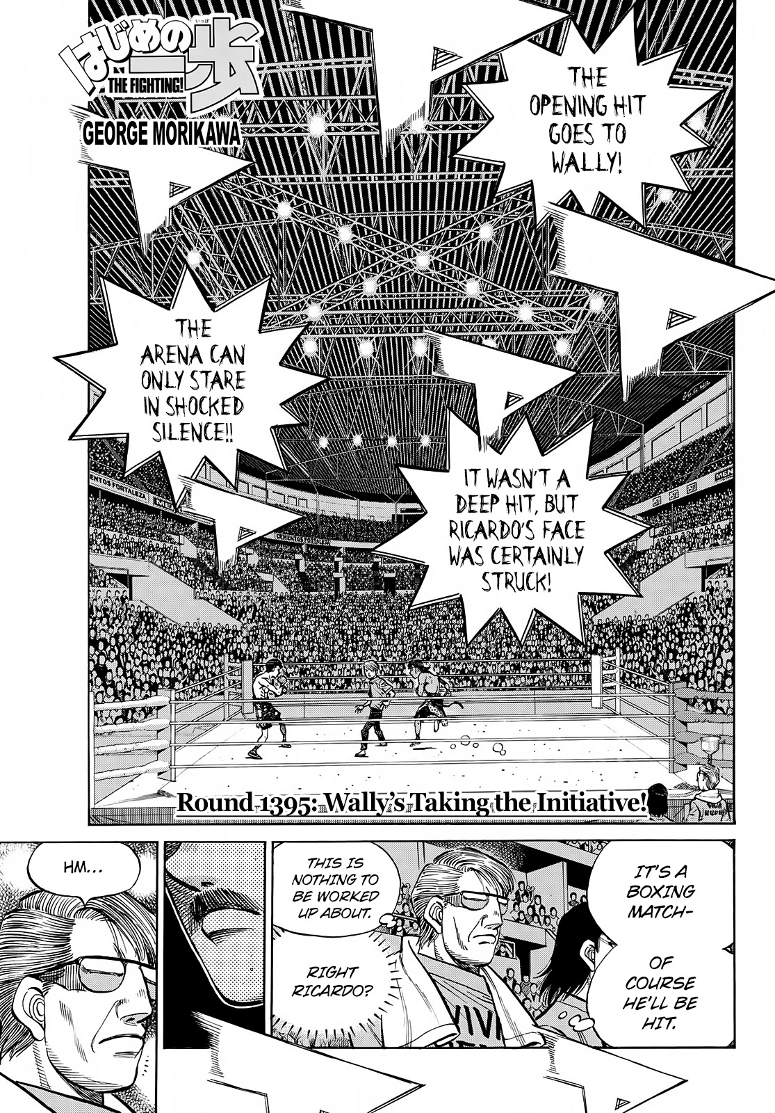 Hajime no Ippo Chapter 1395 page 1 - Chapter 1395: Wally’s Taking the Initiative!