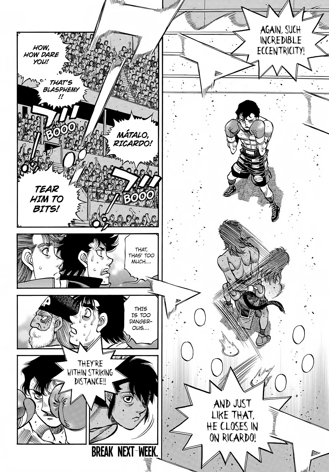 Hajime no Ippo Chapter 1395 page 12 - Chapter 1395: Wally’s Taking the Initiative!