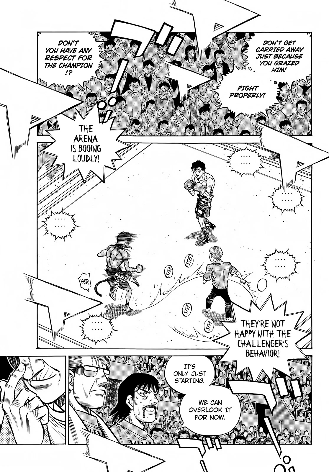 Hajime no Ippo Chapter 1395 page 6 - Chapter 1395: Wally’s Taking the Initiative!